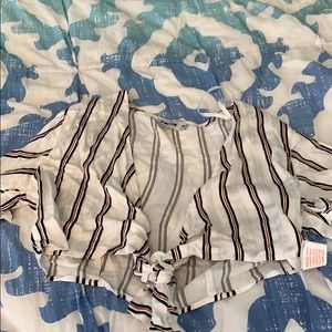 PAC sun front tie summer top never worn